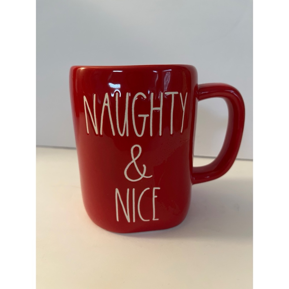 Rae Dunn Christmas Naughty & Nice Mug
